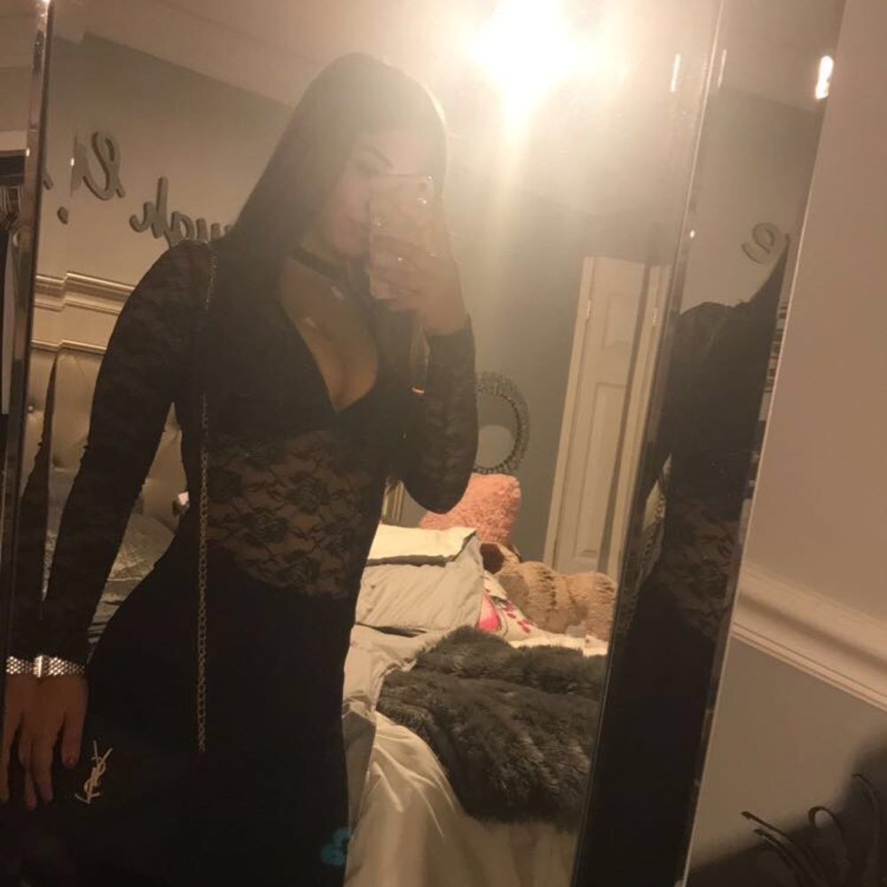 Black lace bodysuit